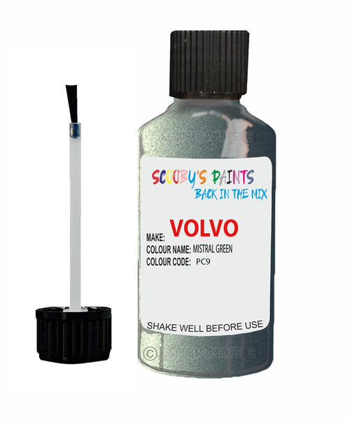 Paint For Volvo Xc70 Mistral Green/Gold Grey Code Pc9 Touch Up Scratch Repair Paint