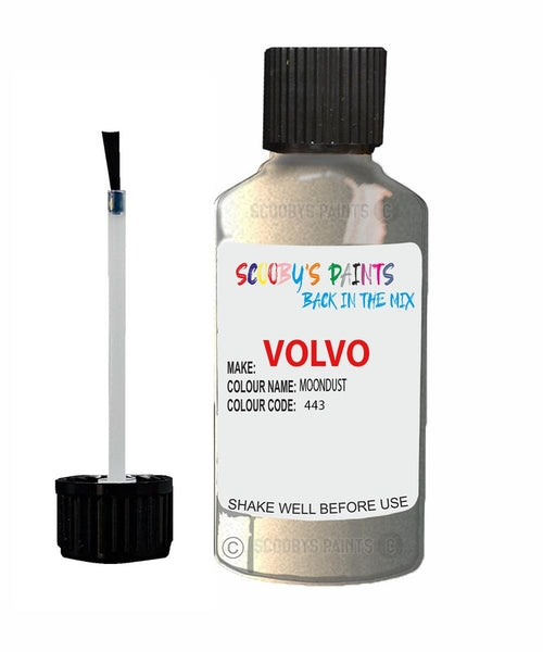 Paint For Volvo Convertible Moondust Code 443 Touch Up Scratch Repair Paint