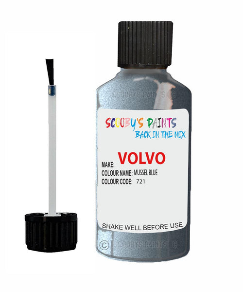 Paint For Volvo V60 Mussel Blue Code 721 Touch Up Scratch Repair Paint