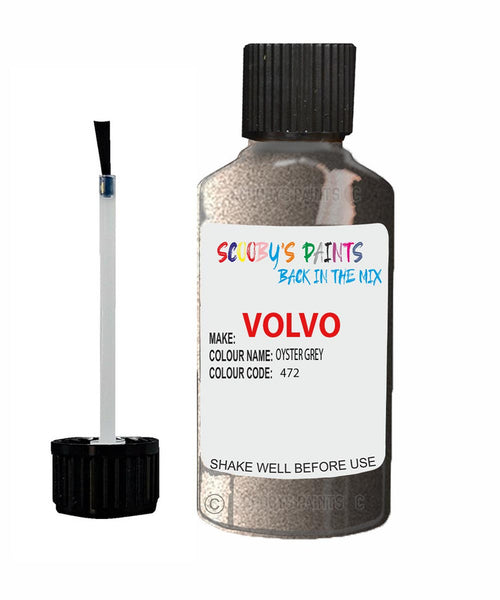 Paint For Volvo S80L Oyster Grey Code 472 Touch Up Scratch Repair Paint
