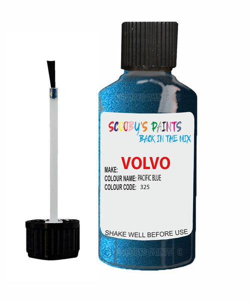 Paint For Volvo V40 Pacific Blue Code 325 Touch Up Scratch Repair Paint