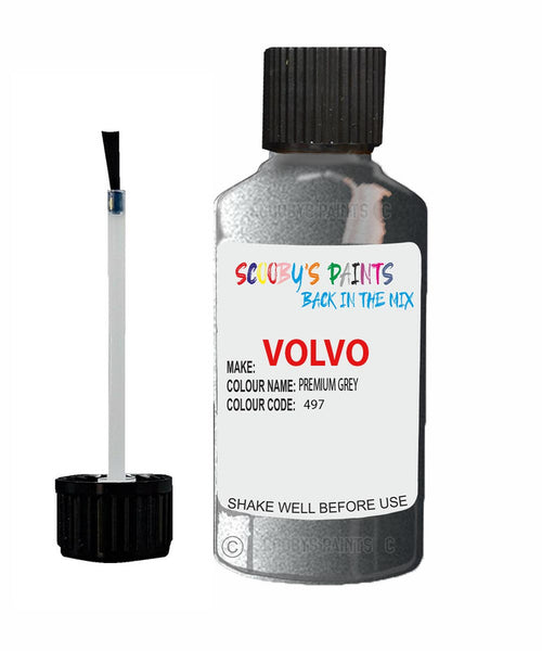 Paint For Volvo C70 Premium Grey Code 497 Touch Up Scratch Repair Paint