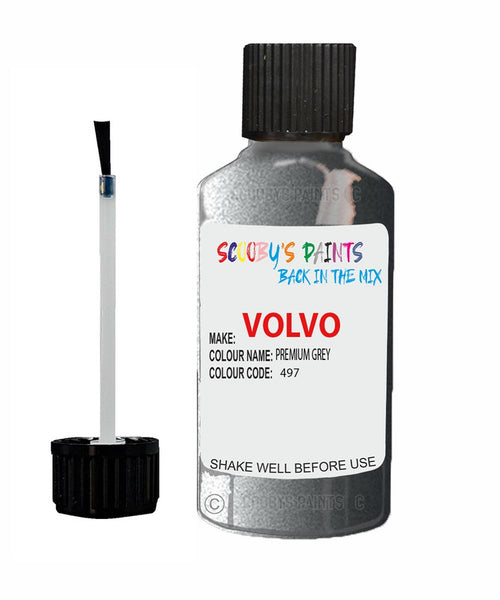 Paint For Volvo Xc30 Premium Grey Code 497 Touch Up Scratch Repair Paint