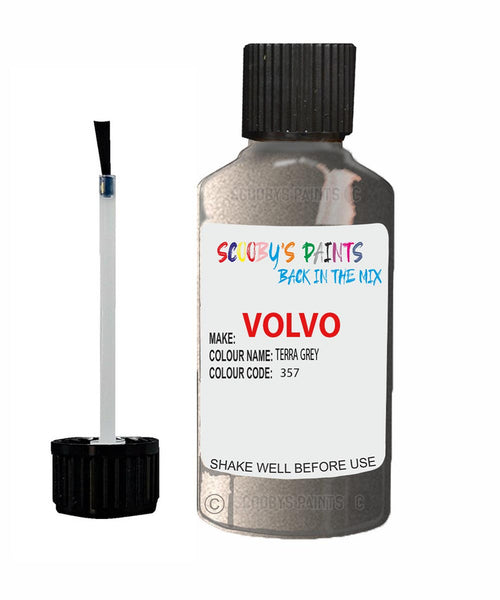 Paint For Volvo V40 Terra Grey Code 357 Touch Up Scratch Repair Paint