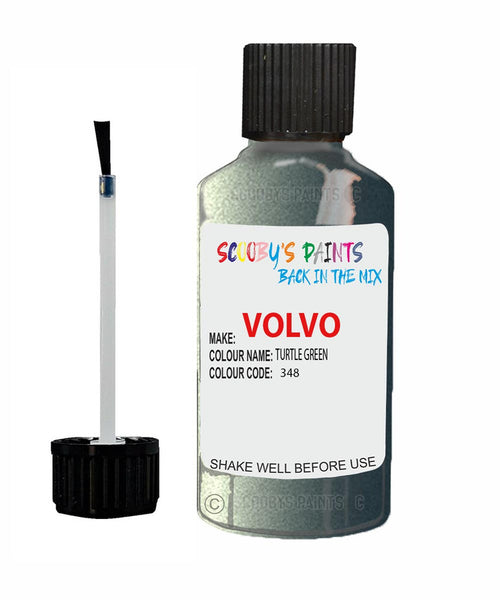 Paint For Volvo S40/V40 Turtle Green Code 348 Touch Up Scratch Repair Paint