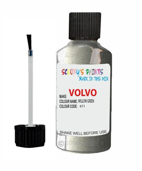 Paint For Volvo V70 Willow Green Code 471 Touch Up Scratch Repair Paint