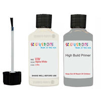 volkswagen golf alpine white code l90e touch up paint 1990 2001 Primer undercoat anti rust protection