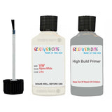 volkswagen golf alpine white code l90e touch up paint 1990 2001 Primer undercoat anti rust protection