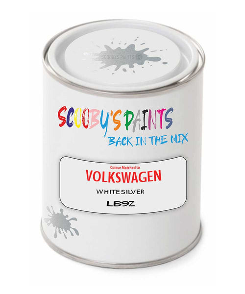 spray gun 2 pack paint Volkswagen White Silver Code: Lb9Z
