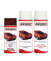 Primer undercoat anti rust Paint For Volvo 400 Series Wine Red Colour Code 238