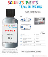 Paint For Fiat/Lancia 500 Winter Chill Code Pba Car Touch Up Paint