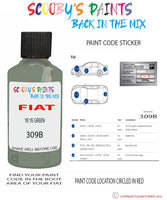 Paint For Fiat/Lancia 500 Ye Ye Green Code 309B Car Touch Up Paint