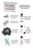 audi tt coupe brillant white repair kit with compound polish sand paper detailing kit