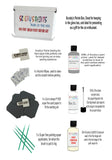 audi tt oolong grey repair kit with compound polish sand paper detailing kit